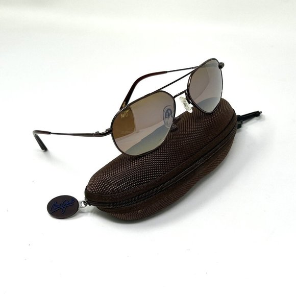 Maui Jim Lanai Flexon MJ-306-23 Copper/Hcl Bronze Lenses Ultra Rare excellent